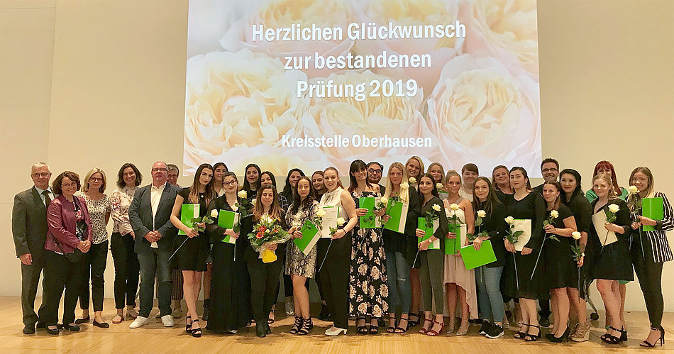 Gruppenfoto Lossprechungsfeier MFA Oberhausen 2019