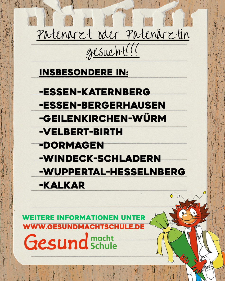 GmS sucht Patenärzte GmS sucht Patenärzte