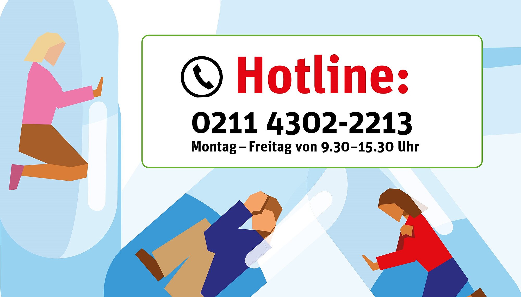 Banner zur Hotline der Beratungskommission substitutionsgestützte Behandlung Opioidabhängiger