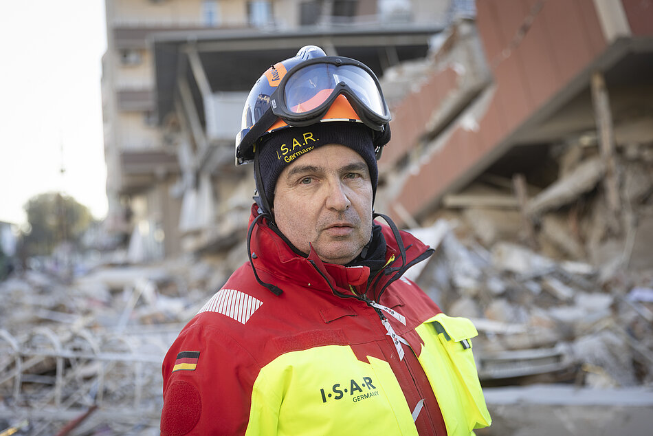 Dr. Peter Kaup im Erdbebengebiet