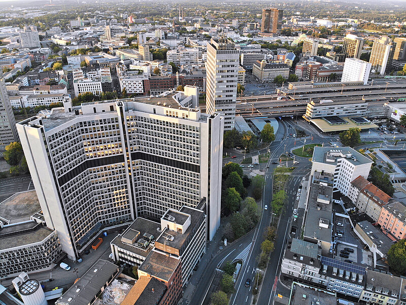 City Essen von oben