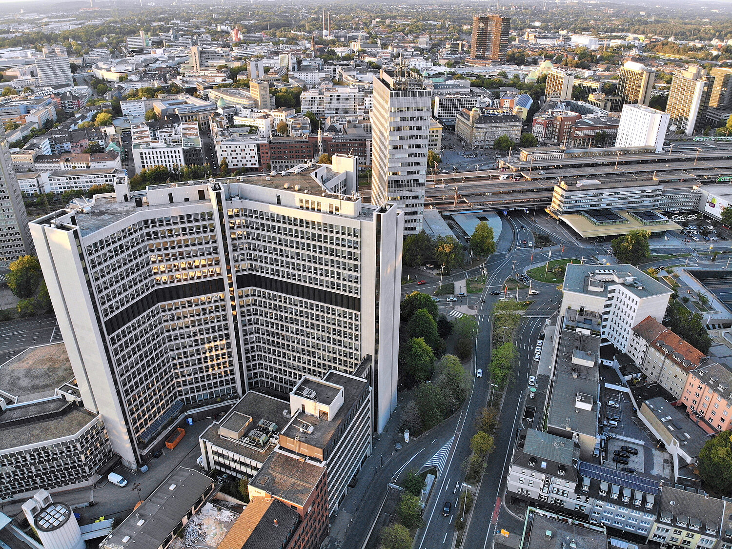 City Essen von oben