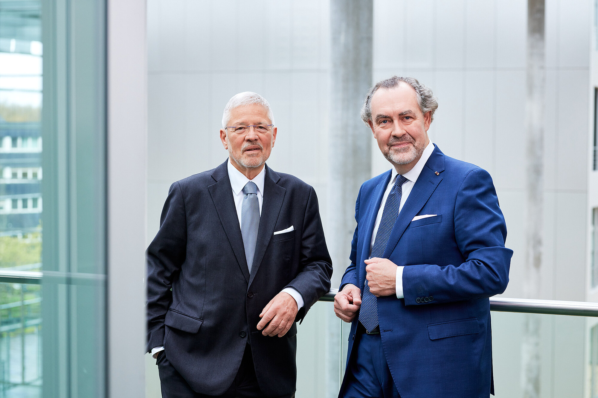 KVNO-Vorstandsvorsitzende, Dr. Frank Bergmann (l.), und sein Stellvertreter, Dr. Carsten König