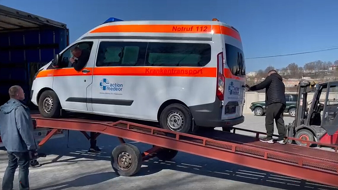 Krankenwagen erreicht Ternopil