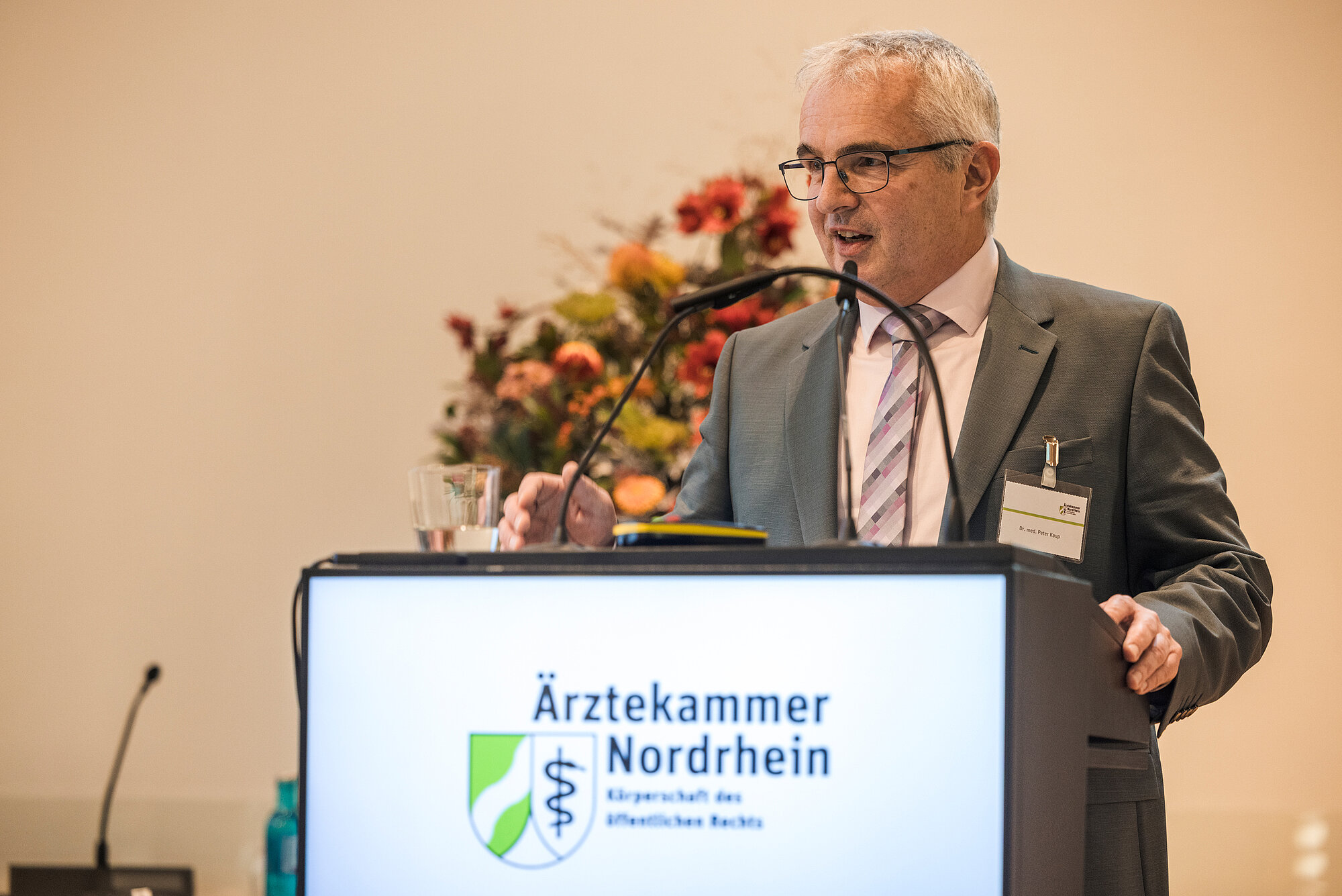 Dr. Peter Kaup auf der Kammerversammlung