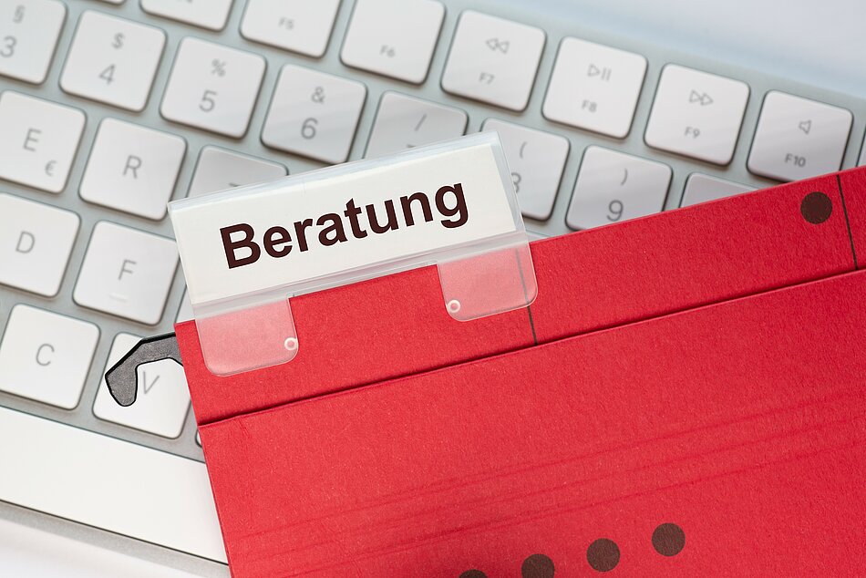 Ordner mit Reiter "Beratung"