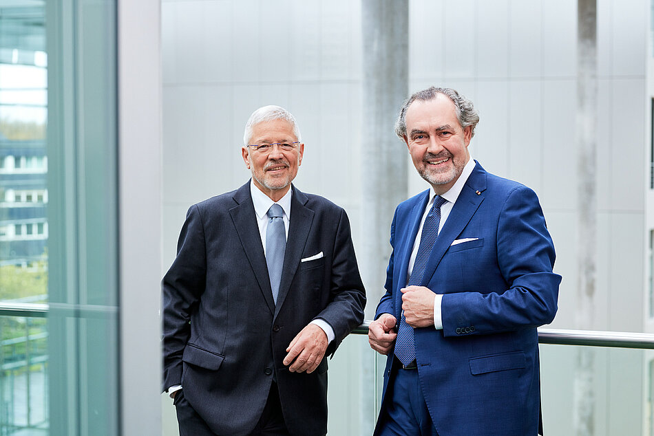 KVNO-Vorsitzende, Dr. Frank Bergmann, und sein Stellvertreter, Dr. Carsten König