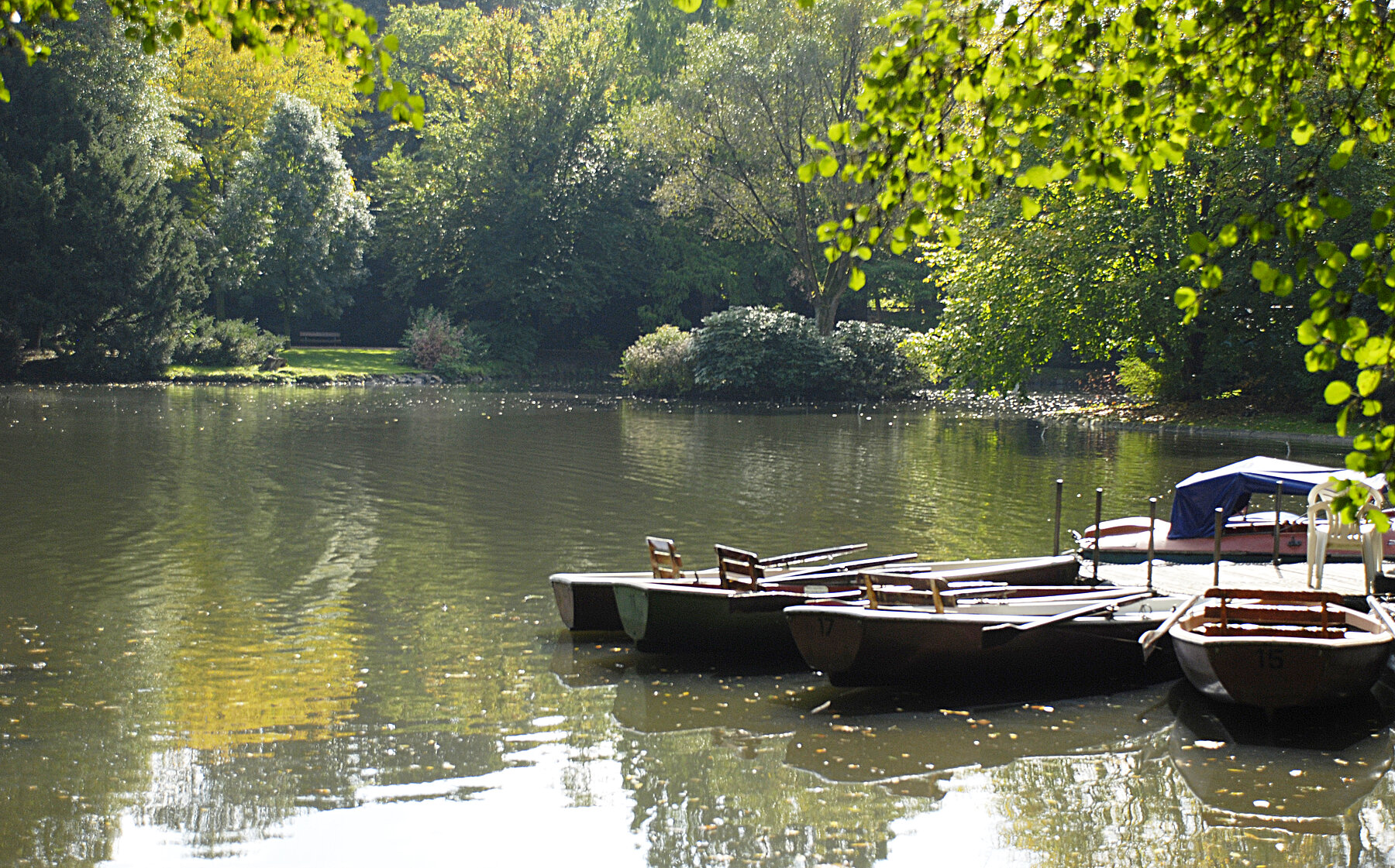 Weiher im Volksgarten in Mönchengladbach