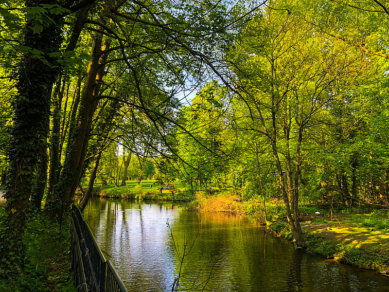 Park im Essener Stadtteil Ruhr-Werden