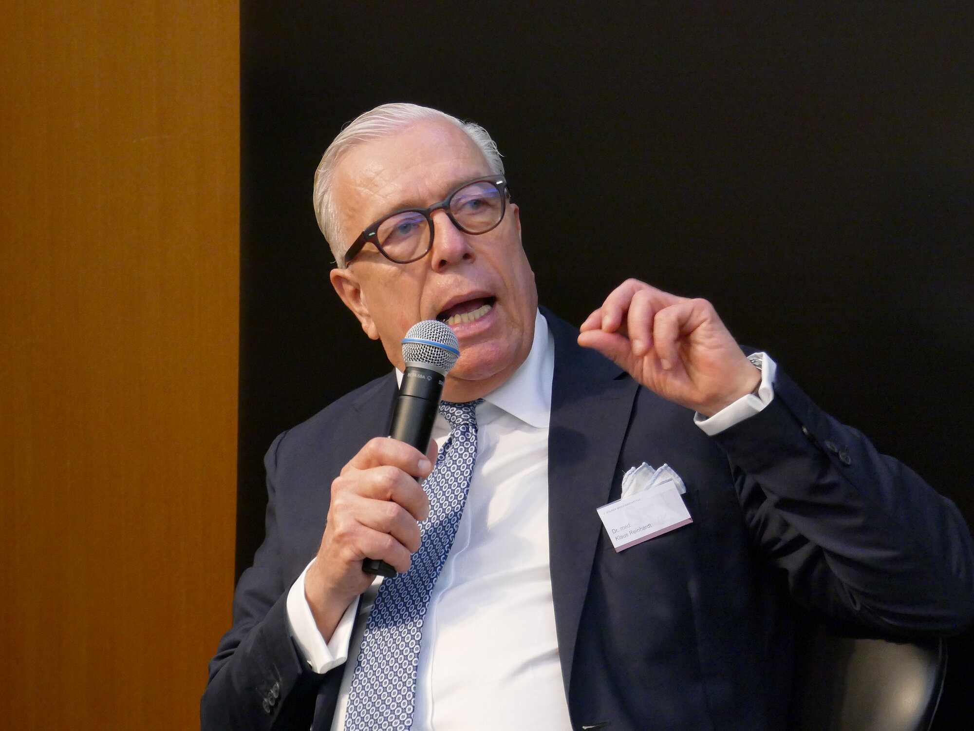Dr. Klaus Reinhard, Präsident der Bundesärztekammer