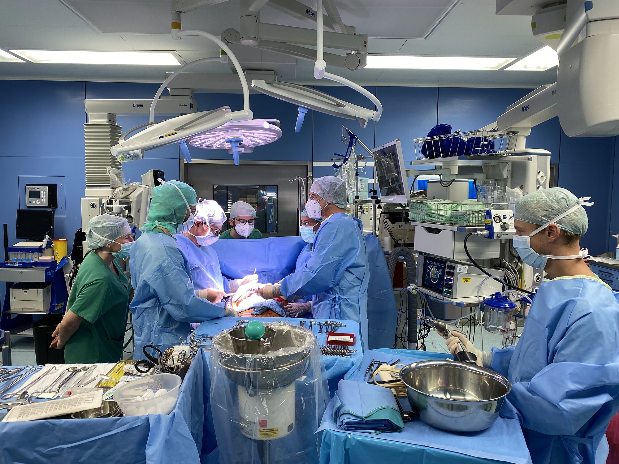 Ärzteteam transplantiert eine Lunge