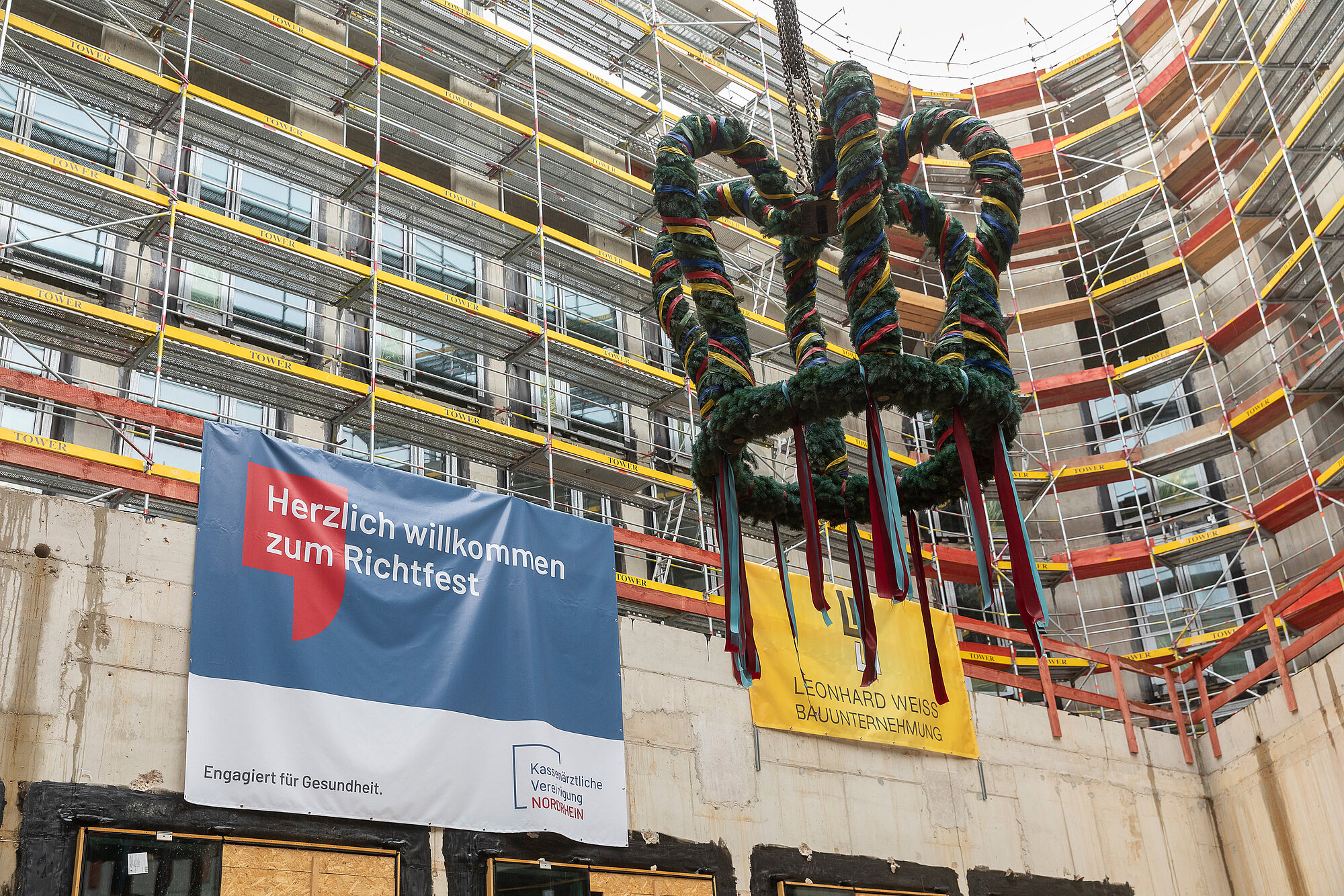 Richtfest des Neubaus der KVNO in Köln