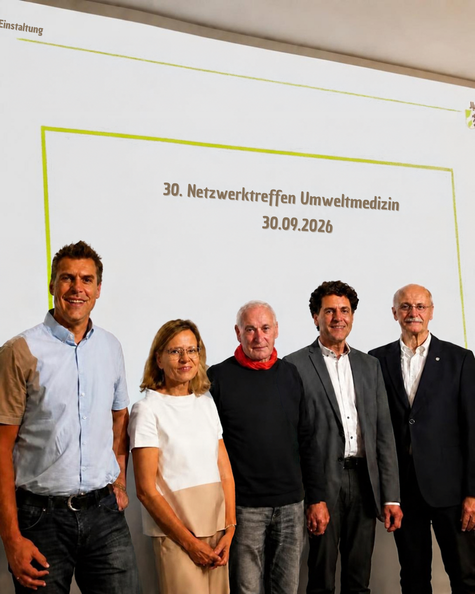 Gruppenbild zum 30. Jubiläumstreffen des Netzwerks Umweltmedizin