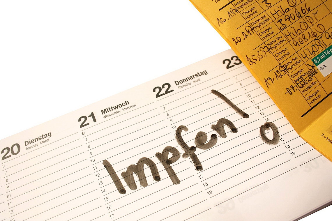 Impftermin Impfentermin im Terminkalender