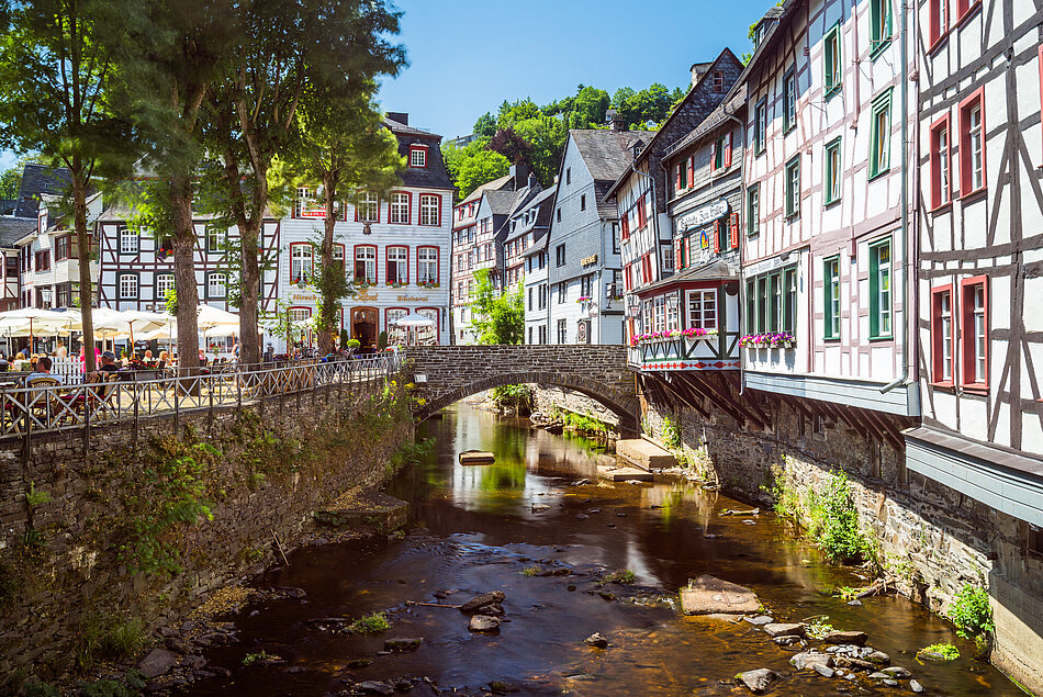 Stadtbild von Monschau