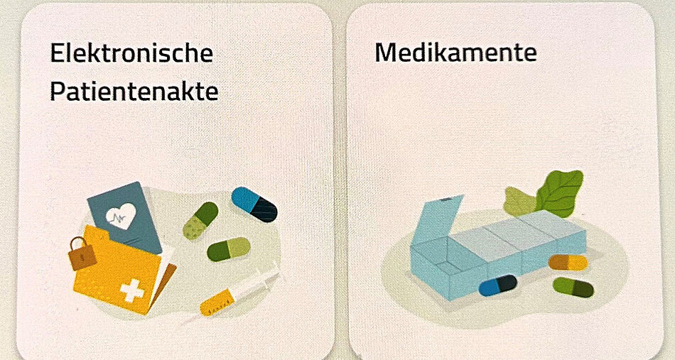 Screenshot elektronische Patientenakte auf Mobiltelefon screenshot-epa.jpg