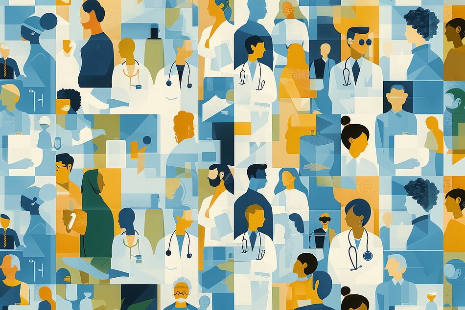 Ärzte Vielfalt (KI-Bild)