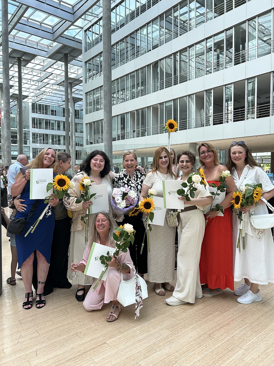 MFA auf der Lossprechungsfeier in Düsseldorf