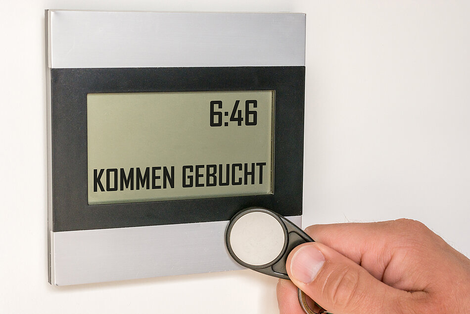 Terminal zur Zeiterfassung