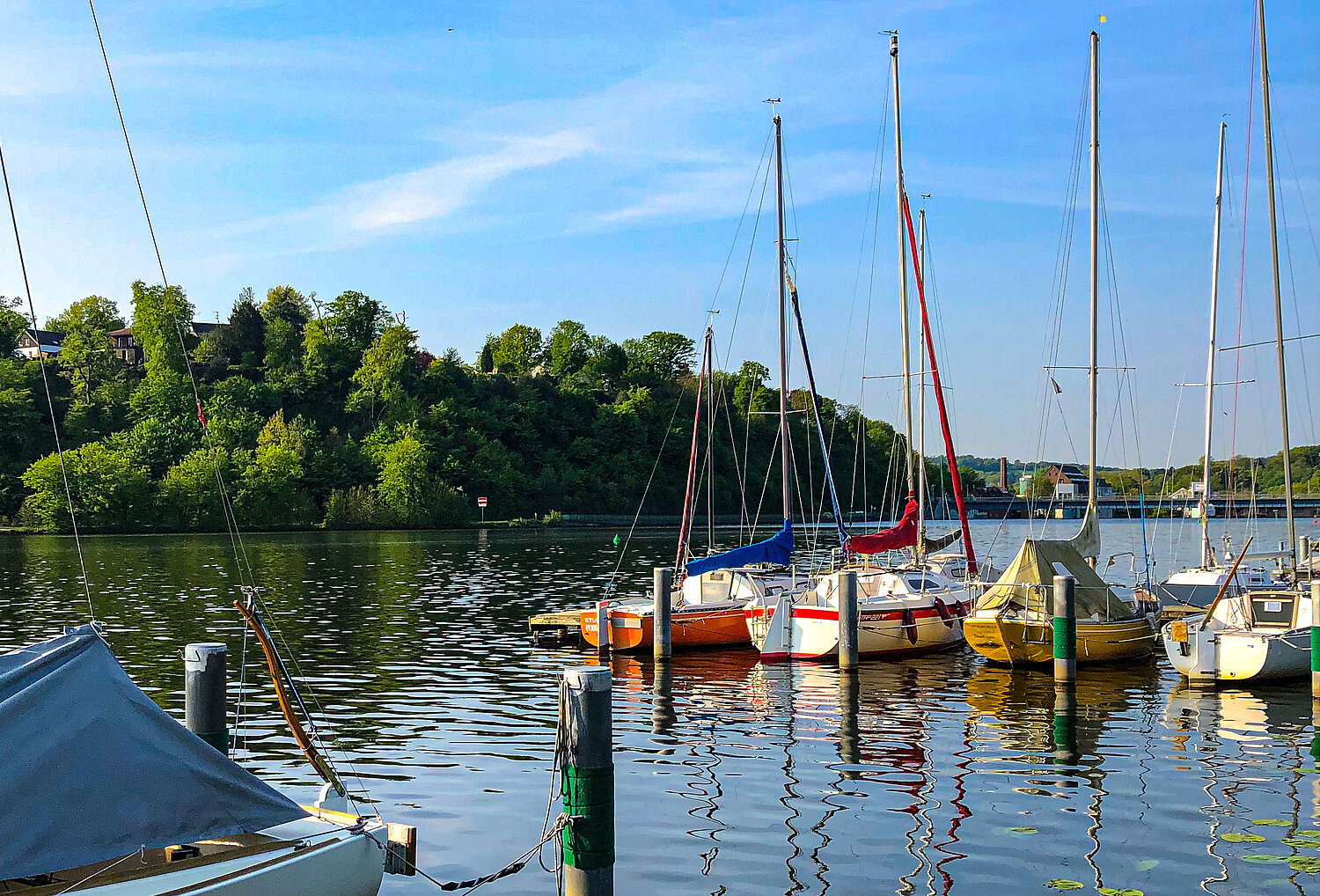 Blick auf den Baldeneysee in Essen
