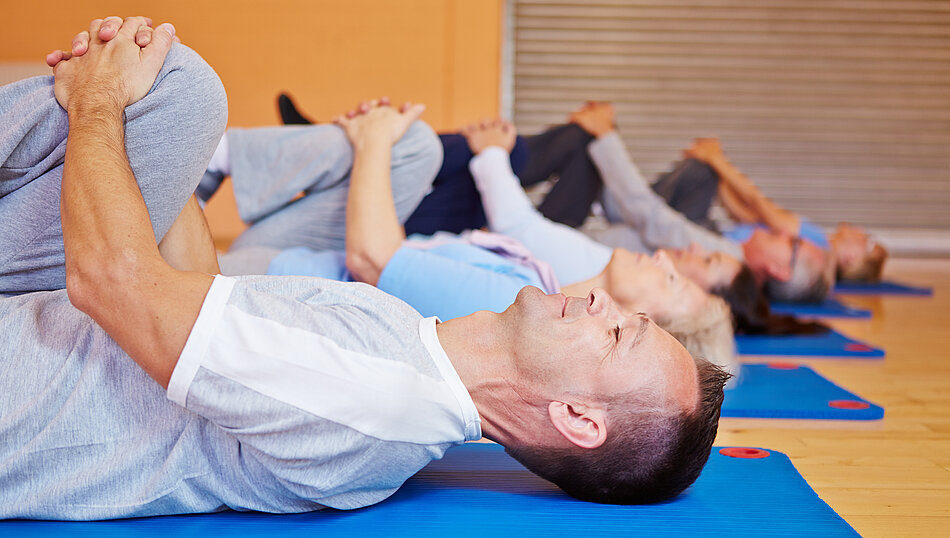 Patienten beim Reha-Sport Patienten beim Reha-Sport