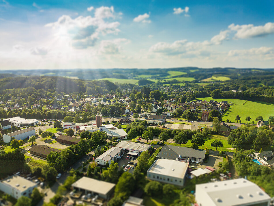 Luftbild von Gummersbach