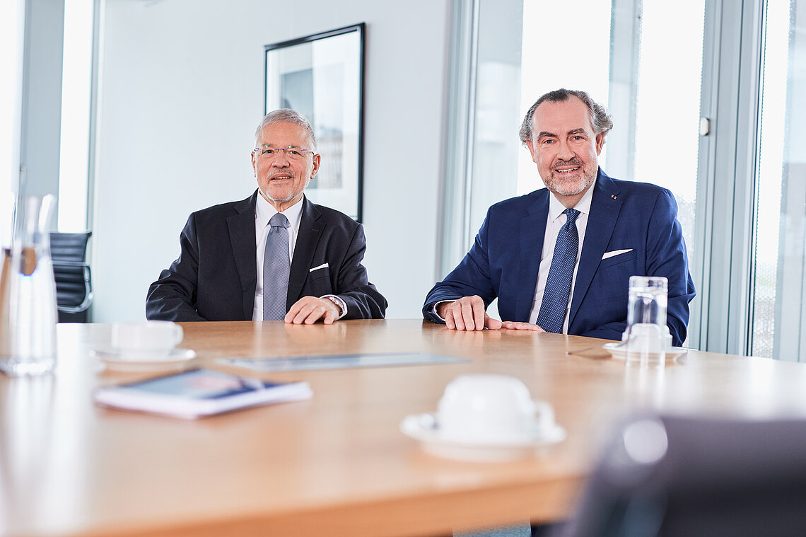 Dr. Frank Bergmann und Dr. Carsten König Foto von Dr. Frank Bergmann und Dr. Carsten König