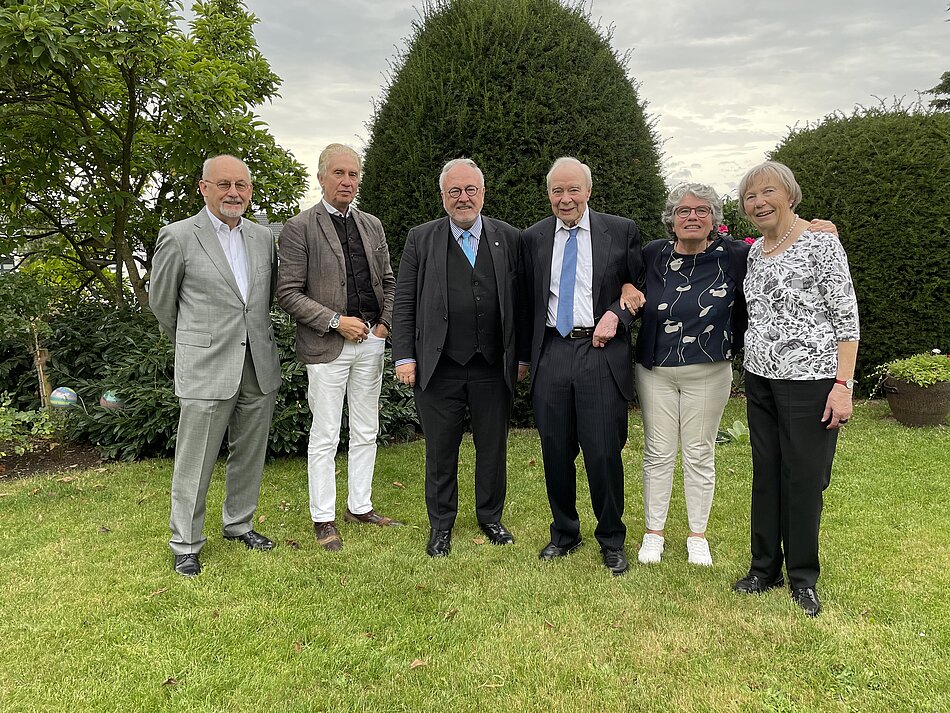 Gruppenbild von Dr. Gerhard Vogts Geburtstag