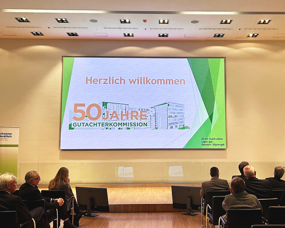 50 Jahre Gutachterkommission in Nordrhein 50 Jahre Gutachterkommission in Nordrhein