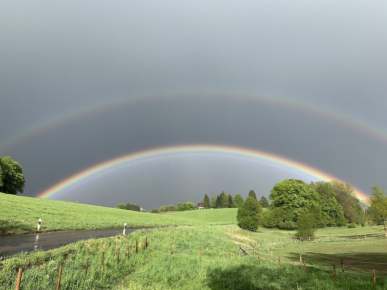 Regenbogen im Oberbergischen Kreis Regenbogen im Oberbergischen Kreis