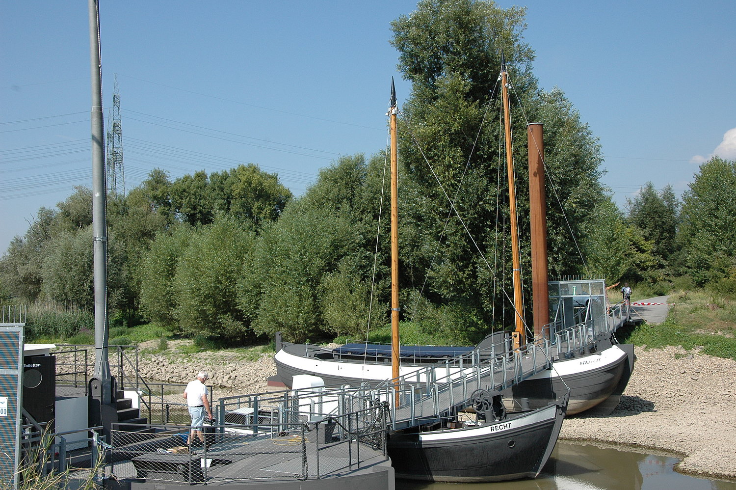 Historische Schiffsbrücke