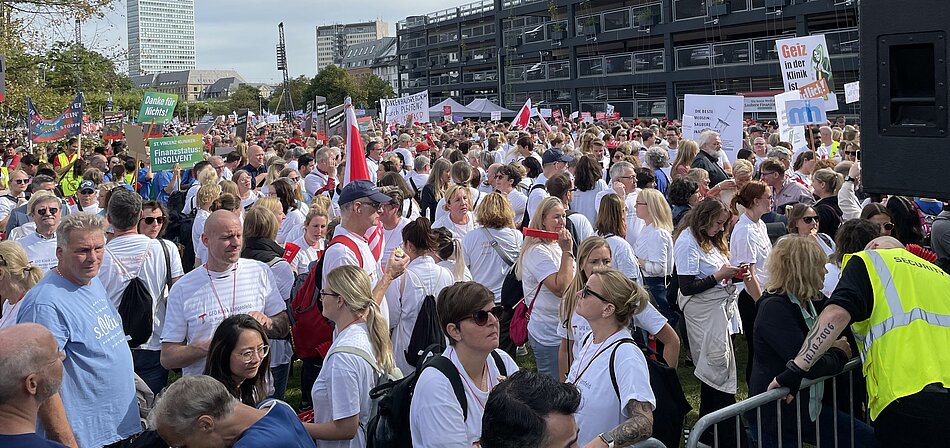 Protest in Düsseldorf