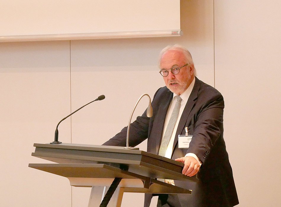 Rudolf Henke, Präsident der Ärztekammer Nordrhein auf der Begrüßungsveranstaltung 2019