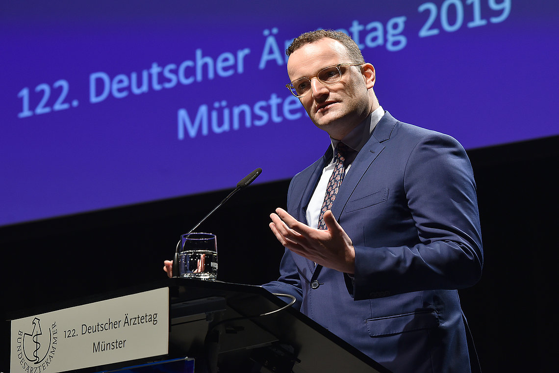 spahn-jens-daet-2019.jpg Grußansprache Jens Spahn, Bundesminister für Gesundheit 122. Deutscher Ärztetag