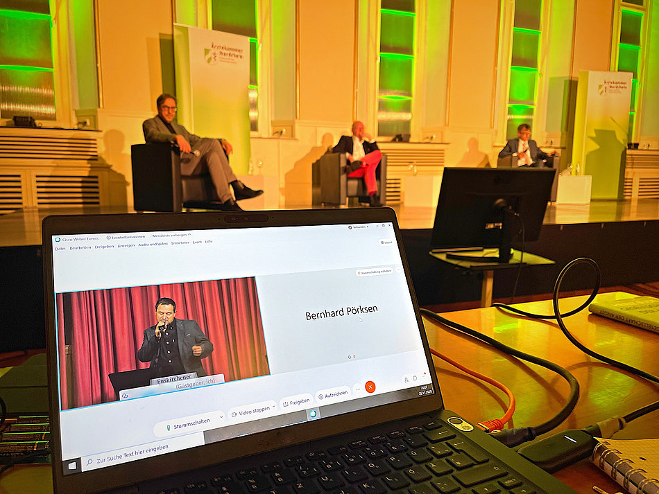 Backstage vom Online Symposium der Euskirchener Gespräche