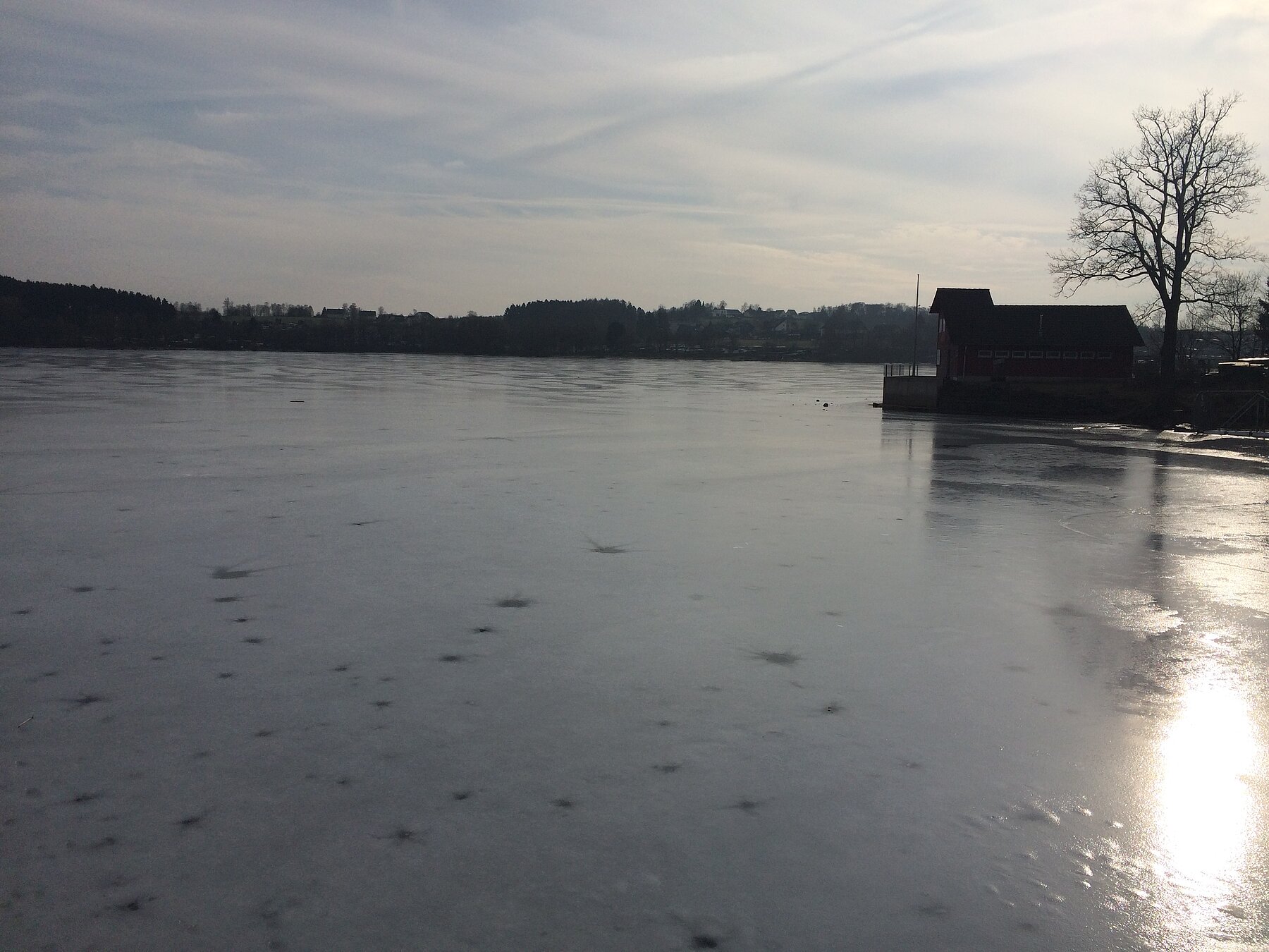 Blick auf die Brucher Talsperre bei Marienheide