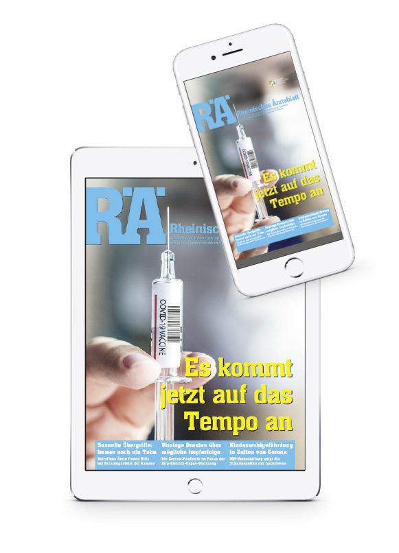 Rheinisches Ärzteblatt als App auf dem Smartphone oder Tablet