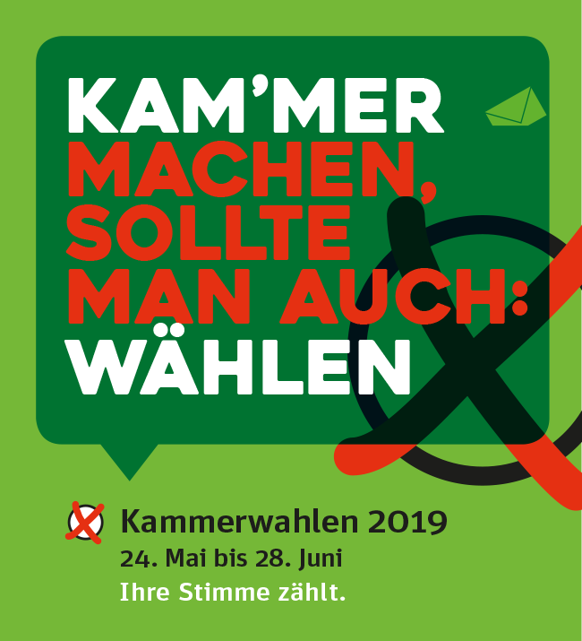 grüner Wahlslogan