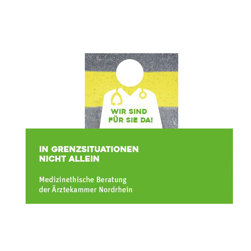 Banner der Medizinethischen Beratung der Ärztekammer Nordrhein