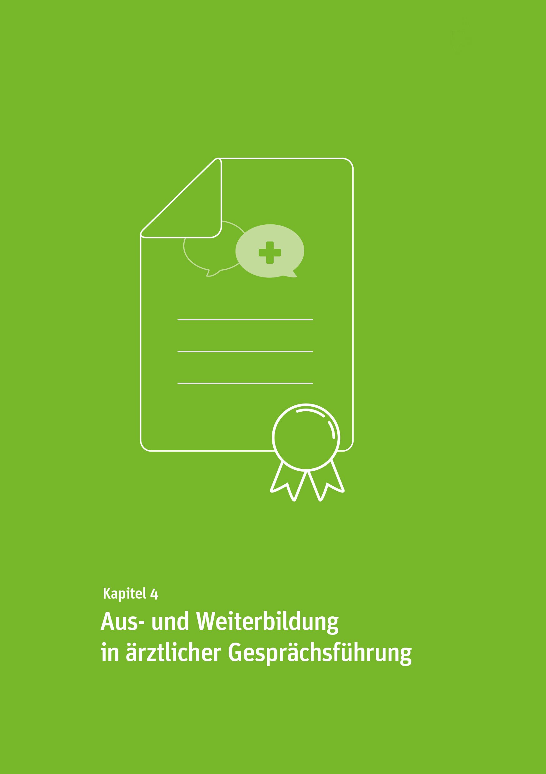 Grafik Kaptiel 4 des Leitfaden Kommunikation im Medizinischen Alltag