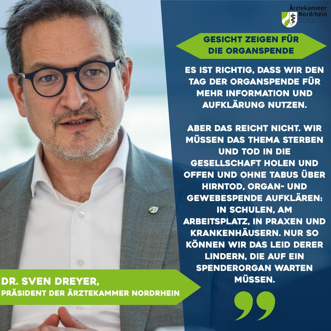 Statement zum Tag der Organspende von Dr. Sven Dreyer
