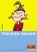 Plakat gegen Rauchen Poster Leben ohne Qualm