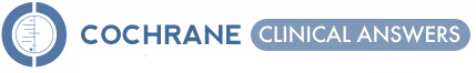 Logo Cochrane Library und Clinical Answers
