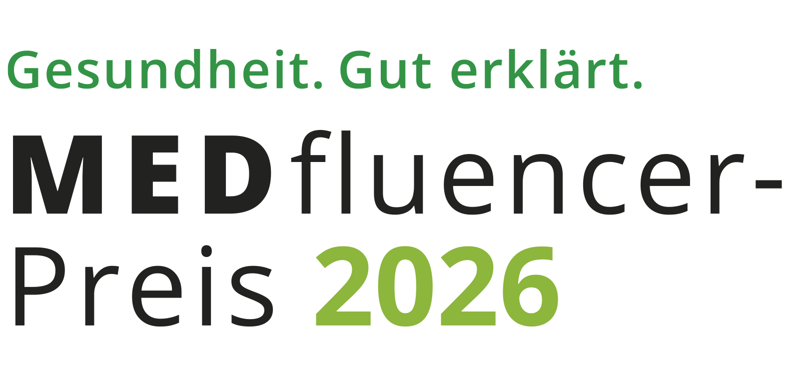 Logo Medfluencer-Preis 2026